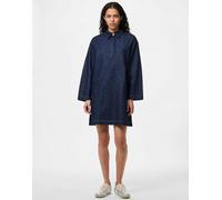 Pieces - Vestito corto in denim color blu medio M