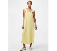 Pieces - Vestito midi color vaniglia francese-Neutro S