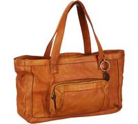 PIECES VIBS Leather Small SU12 17038838, Borsa a Spalla Donna 32x20x12 cm (L x A x P), Marrone (Braun (Cognac.)), 32x20x12 cm (L x A x P)