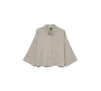 Pieces Vmnatali Crop Shirt Wvn Noos