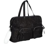 PIECES VUI Leather Travel Bag 17042903, Borsa a Spalla Donna, 45x34x14 cm (L x A XP)