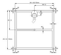 Pied de receveur HÜPPE, pour receveurs de douche EasyFlat et EasyStep, 215491000, 215491000, Versione: 900x900mm