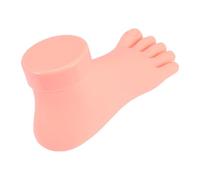 Piede Destro Silicone Beige, per Pratica Nail Art | Strumento Professionale e Tocco Simile alla Pelle, Buona Elasticità per Esercitazione, per Ragazze e Signore