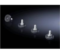 PIEDE DI LIVELLAMENTO RITTAL porta accessori, FlatBox, TE 7000, Argento, Nero