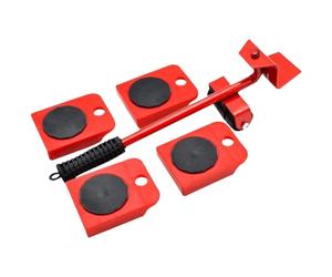 Piede di Porco per Mobili Trasloco di mobili con ruote, kit sollevamento e guide for pesanti, strumenti a rulli for lo spostamento