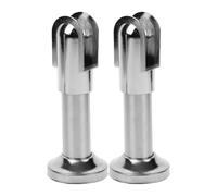 Piede di Supporto per Divisorio per WC 2 staffe for pareti divisorie for bagno resistenti, piedi di supporto for WC, hardware robusto, raccordi for pareti divisorie for bagni pubblici