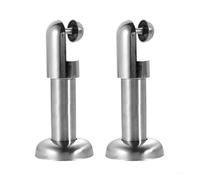 Piede di Supporto per Divisorio per WC Raccordi divisori for staffa for bagno pubblico, piedini di supporto in acciaio inossidabile da 2 pezzi(Color2,Alloy)