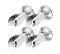 Piede di Supporto per Divisorio per WC Staffa divisoria in acciaio inossidabile da 4 pezzi Piedini di supporto for carichi pesanti for cabine WC Fornitura di raccordi divisori for bagno