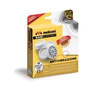Piede lavatrice Meliconi 656102 universale set 4 pezzi 46x46x12 mm