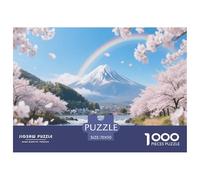 Piede Montagna | Scena Naturale Puzzle Da 1000 Pezzi, Gioco Educativo Impegnativo Anti-Stress Per Adulti E Bambini, Premium Decorazione Per La Casa | Regalo 70x50cm/1000pcs