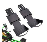 Piede Pedale - Non-Slip Replacement Pedals For Rowing Machine, Durable ABS Fitness Equipment Accessory, Adjustable Wide Design For Home Gym Exercise and Training Machines