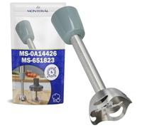 Piede per Frullatore a Immersione con Codice Originale MS-0A14426 MS-651823 per Moulinex DD65 DD85 per Tefal HB65 HB85 - Garanzia di 10 Anni - MONTERAL