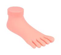 Piede per Pratica Nail Art, Silicone Beige, Uso Manicure | Strumento Pratico, Sensazione Pelle Realistica, Elasticità Buona, per Ragazze e Signore, Leggera