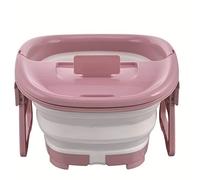 Piede pieghevole Secchio per massaggio con schiuma Secchio per ammollo dei piedi Secchio per pediluvio in plastica per uso domestico Sauna Vasca da bagno Pedicure Secchio per acqua da bagno