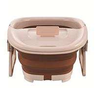 Piede pieghevole Secchio per massaggio con schiuma Secchio per ammollo dei piedi Secchio per pediluvio in plastica per uso domestico Sauna Vasca da bagno Pedicure Secchio per acqua da bagno