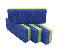 Piede pietra pomice per piedi pelle dura rimozione e scrubber (confezione da 4) (giallo)