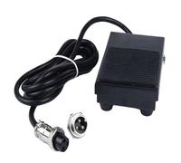 Piede professionale per interruttore di alimentazione a pedale con 3 pin per saldatura a punti TIG ATGW al plasma, cavo da 2 m, per aerospaziale e arte del metallo