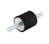 Piede regolabile M10 Ø 60 mm gomma naturale 1264268
