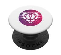 Piedi del bambino Cuore Impronta del bambino amore cuore PopSockets PopGrip Adesivo