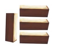 Piedi di divani a letti in legno per mobili a forma di gamba di divani a forma di gamba da 4, gambe di divano in legno piedi di sostituzione di mobili, gambe per comò gambe (E-in una linea 5 cm)