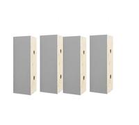 Piedi di divani a letti in legno per mobili a forma di gamba di divano a forma di gamba da 4, gambe di divano in legno piedi di sostituzione dei piedi, gambe per comò gambe (d-in una linea 5 cm)