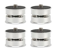 Piedi di isolamento di GearWell, cuscinetti di isolamento per altoparlanti 4pcs con sfera in acciaio compatibile con amplificatore lettore DVD CD e di giradischi Hifi