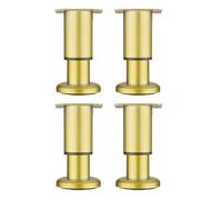 Piedi di supporto regolabili per mobili set di 4 gambe tavolo da cuscinetto a carico forte divano piedi tavolino da tavolino e mobile design telescopico per altezza regolabile (oro 8 12 cm)