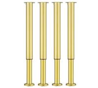 Piedi di supporto regolabili per tavolino da tavolino basare un mobile telescopico piedi di carico forte adatto per mobili oro 72 110 cm set di 4