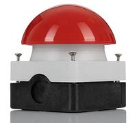 EATON 229746 - Pulsante di emergenza manuale e a pedale, 1 NO e 1 NC, rosso/gri