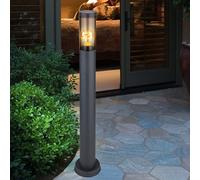 Piedi Lampada Stato Esterno Acciaio Inox Balcone Luce con Piedistallo IP44 E27 [EEK: Non valutato]