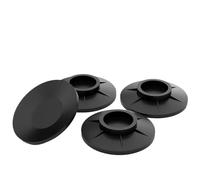 Piedi Lavatrice 4PCS Anti Vibrazione Piedini Pastiglie Gambe In Gomma Silenzioso Skid Slipstop Raiser Supporto Della Macchina Ammortizzatori Zerbino for Il Lavaggio Stand antiscivolo(BLACK)