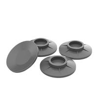 Piedi Lavatrice 4PCS Anti Vibrazione Piedini Pastiglie Gambe In Gomma Silenzioso Skid Slipstop Raiser Supporto Della Macchina Ammortizzatori Zerbino for Il Lavaggio Stand antiscivolo(GREY)