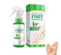 Piedi Peeling Spray, Spray Esfoliante per Piedi Secchi E Ruvidi, Esfolia Delicatamente, Rimuove Le Cellule Morte Dai Piedi, Idrata E Nutre La Pelle 100ml (1PC, 100ml)