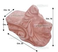 Piedi piedini testa leone grandi per vasi vaso ferma porta in terracotta rialzo