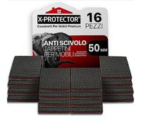 Piedini antiscivolo gomma X-PROTECTOR - Piedini di gomma adesivi 16 pz 50 mm - Premi gommini per sedia - Feltrini antiscivolo per mobili di alta qualità!