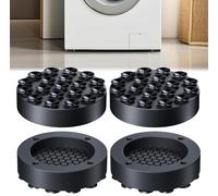 Piedini antivibrazione per lavatrice, ammortizzatori universali in silicone, confezione da 4, cuscinetti antiscivolo