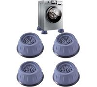 Piedini Antivibrazione per Lavatrice - Set di 4 Cuscinetti in Gomma Antiscivolo Universali
