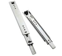 Piedini dei cassetti, Drawer runners,Ball Bearing Drawer Slides Heavy Duty Full Extension Side Mount Drawer Rails 3 Section Telescopic Drawer Runners Track, 120kg Load Capacity, 1 Pair