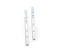 Piedini dei cassetti, Drawer runners,Small Drawer Rails Ball Bearing Industrial Drawer Slides Two Way Slide Track Rail Cold Rolled Steel Drawer Runners Hardware Pack of 2