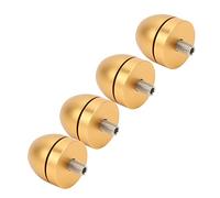 Piedini del Supporto per l'isolamento degli Altoparlanti, Cuscinetti per l'assorbimento degli Urti in Lega di Alluminio Elaborazione CNC Facile da Installare Multifunzionale per Lettori CD DVD (d'oro)