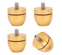 Piedini del Supporto per l'isolamento degli Altoparlanti, Lega di Alluminio Leggera, Cuscinetti Durevoli per l'assorbimento degli Urti, Elaborazione CNC Multifunzione per l'amplificatore del