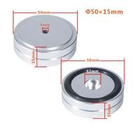 Piedini di isolamento acustico controllo vibrazioni set 4 pezzi per altoparlanti