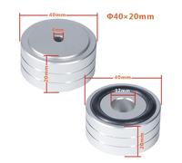 Piedini di isolamento acustico controllo vibrazioni set 4 pezzi per altoparlanti