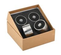 Piedini di isolamento multifunzione con cuscinetto antiscivolo in acciaio inox e gomma realizzati in 4 pezzi/set per lettori CD Amplificatore Piede Chiodi