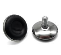 Piedini di livellamento for mobili, 10 pezzi Gambe regolabili in acciaio inossidabile Mobile da tavolo Livellatore fisso antiscivolo Accessori domestici universali(M6*9mm)