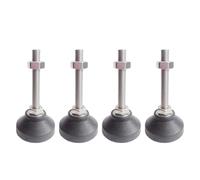 Piedini di livellamento per mobili, 4 pezzi, M5, resistenti, per regolare l'altezza, per tavoli, sedie, divani, banchi da lavoro, cassettiere, panche, armadi (D40 x M5 x L50)