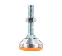Piedini di livellamento per mobili M16, resistente piede regolabile in acciaio inox con ammortizzatore antiscivolo, vite a base fissa, supporto regolabile in altezza