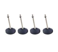 Piedini di livellamento regolabili per supporto universale degli zoccoli, diametro filettatura 12 mm, base 60 mm, lunghezza 50 mm, migliorano stabilità ed equilibrio per attrezzature e mobili