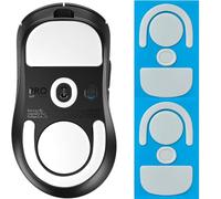 Piedini di ricambio per mouse Logitech G Pro X Superlight 2/DEX Wireless Gaming, 2 set PTFE bordi arrotondati curvi Glide Pads, controllo di precisione fluido