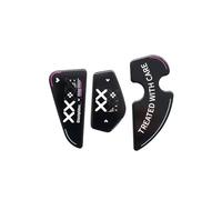 Piedini di ricambio per mouse wireless Logitech MX Master 4, con bordi arrotondati e curvi, per una scorrevolezza fluida e resistenza all'usura (nero)